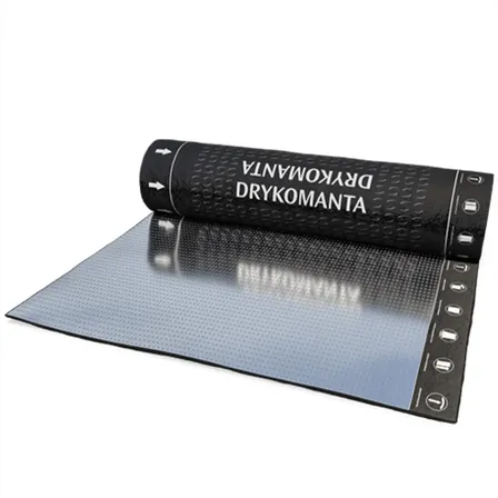 Manta Dryko Aluminizada 3mm 1x10m Proteção E Vedação Preto