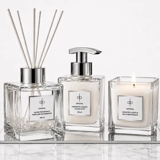 Kit Lavabo + Bandeja - Crystal | Chá Branco 100ml