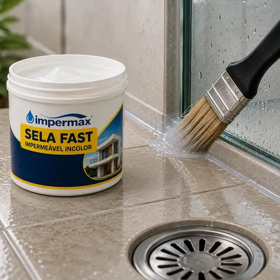 Manta Liquida Sela Fast 280ml Impermeabilizante Box Banheiro