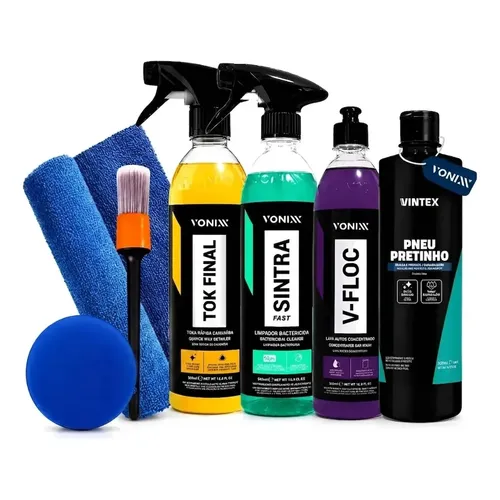 Kit Shampoo V-floc Tok Final Sintra Fast Vonixx Pretinho