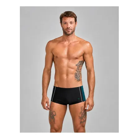 Sunga Praia Slip Mash Laterais Largas Com Recorte Poliamida Preto G