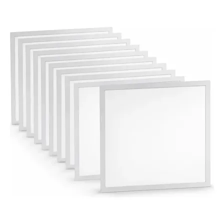 Kit 14 Painel Plafon Led 36w Quadrado Embutir Slim 40x40 Bivolt Branco Neutro 4000k