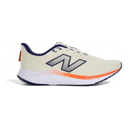 Tênis New Balance Fresh Foam Arishi V4 Amortecimento Macio Off White 40 Br