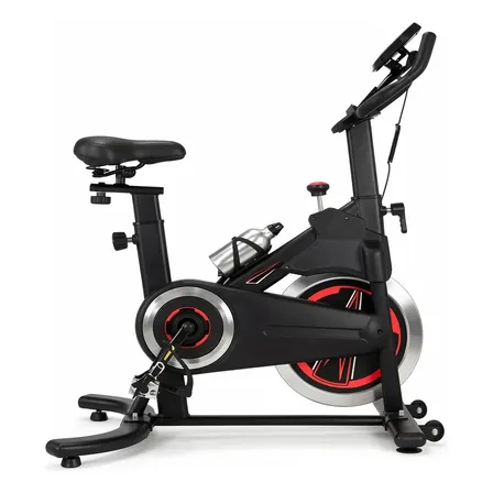 Bicicleta Spinning Ergométrica 130kg Silenciosa 10kg Casa Preto 1.5v