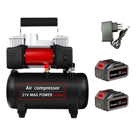 Monofásico Portátil Lubrificado Monofásica 3l 21v 2 Baterias Preto 127/220v 60hz Bifásica