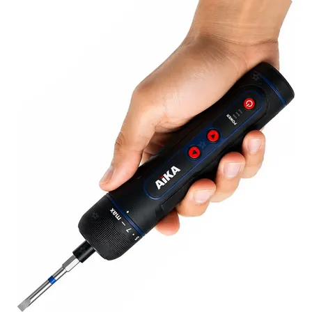 Parafusadeira De Precisão Aika 4v 320 Rpm Com Estojo E Bits