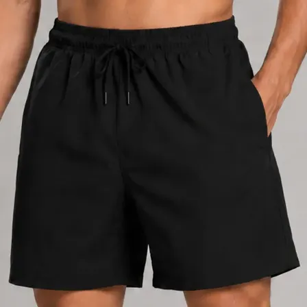 Bermuda Masculina Tactel Elastano Academia Treino Corrida Preto G
