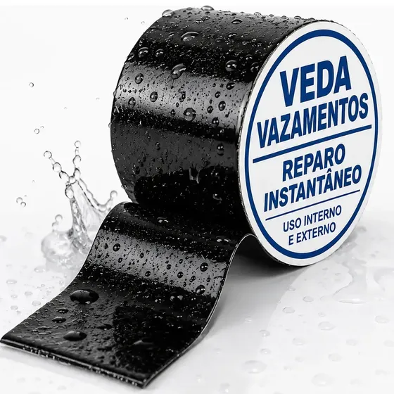 Adesivo Vedação Reparo Impermeável Vazamento Caixa Dagua