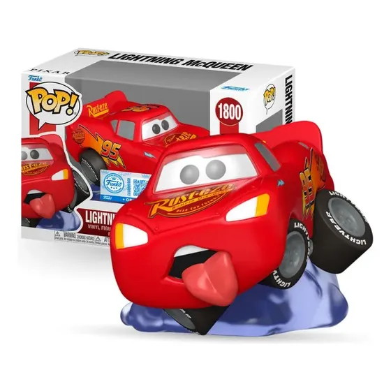 Boneco Funko Pop! Disney Carros - Salto Do Relampago Mcqueen