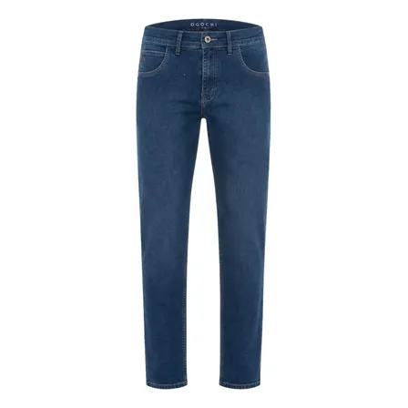 Calça Ogochi Jeans Escuro Five Pockets Slim Concept Jeans Escuro - 40