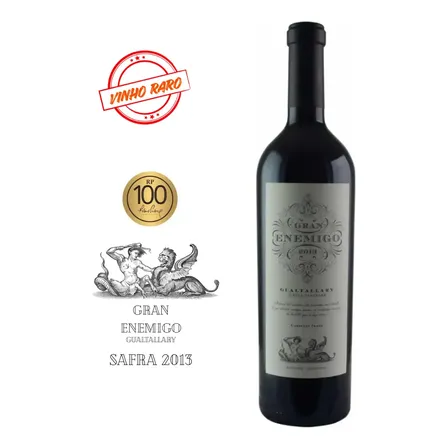 Vinho Gran Enemigo Gualtallary 2013 Premiado 100pts Raridade