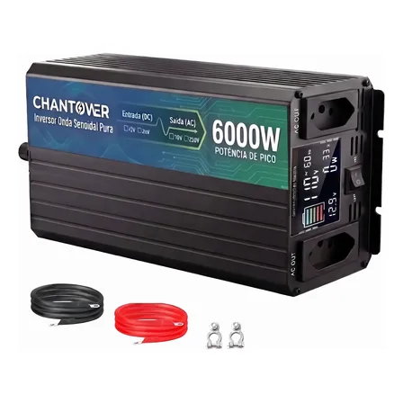 6000w Inversor De Energia 12v-110v Onda Senoidal Pura