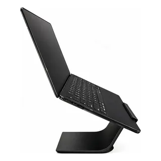 Suporte De Notebook Laptop Macbook Alto 11 Ate 17 Polegadas Preto