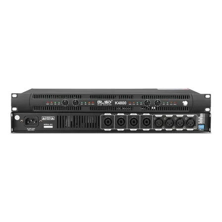 Amplificador Potencia Audio Profesional Glsd K4800 4canais Preto 1000 W 127/220v