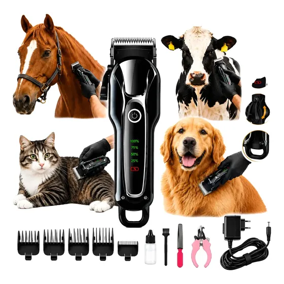 Maquina Tosquiadeira De Tosa Cavalo Vaca Ovinos Cao E Gatos
