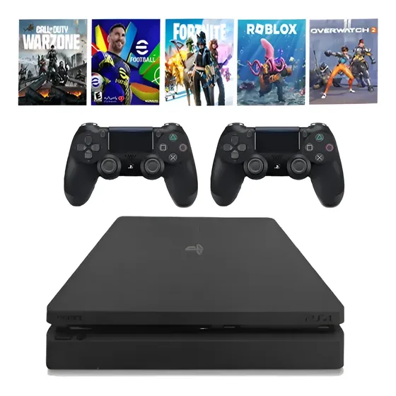 Ps4 Playstation 4 1tb + 2 Controles + Garantia E Nf-e