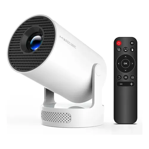Projetor Magcubic Hy300pro+ 8k Android 14 Bt5.4 Wifi 260ansi Branco 127/220v