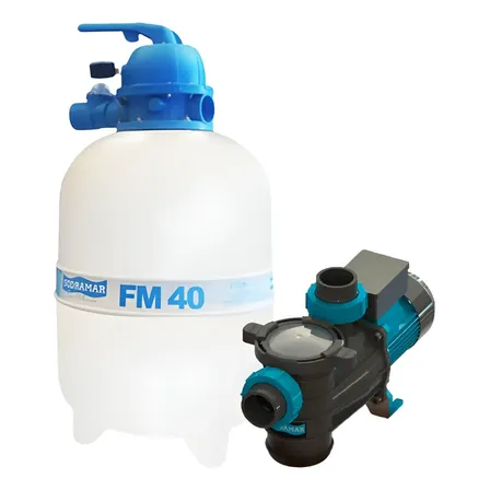 Kit Filtro Fm40 / Bomba Para Piscina Bmcp 50 1/2 Cv