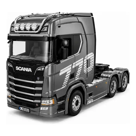 Caminhão Hu.ina 1501 Modelo Scania 770s Controle Remoto Cor Cinza