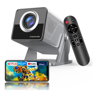 Magcubic Projetor X7 1100ansi Android 14 Bluetooth 5.4 1080p Cinza 127/220v