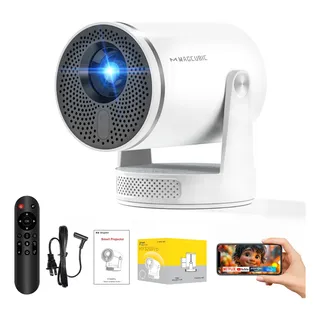 Projetor Magcubic Hy320pro 8k Android14 Smart Wifi 400 Ansi Branco 127/220v
