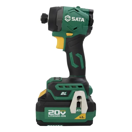 Parafusadeira Impacto 1/4 23kgf Brushless 20v Sata C/ Bat
