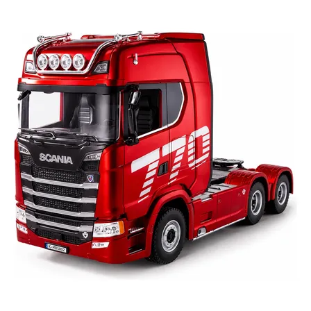 Caminhão Hu.ina 1501 Modelo Scania 770s Controle Remoto Cor Vermelho