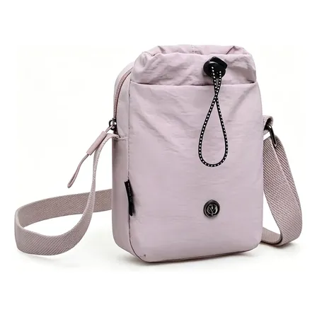 Bolsa Shoulder Bag Pequena Transversal Unissex Preta Moderna