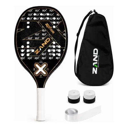 Raquete De Beach Tennis Zand Z Xtreme 12k Lançamento 315g 25.8b
