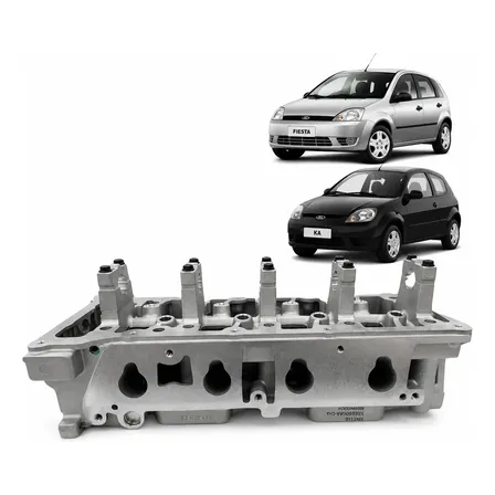 Cabeçote Fiesta Ka Zetec Rocam 1.0 8v Gasolina 1999 Até 2006