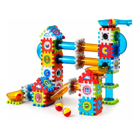Brinquedo Blocos De Montar Pista De Bolinhas Infantil 181 Pe 181 Pista De Boli9