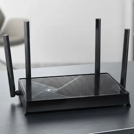 Roteador Wireless Be3600 Tp-link Preto Com 4 Antenas Wi-fi 7