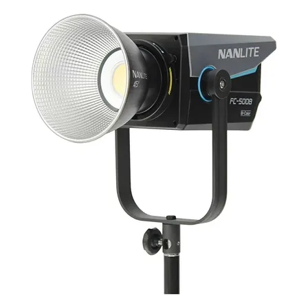 Luz Nanlite Fc-500b 520w Vídeo Estúdio 2700-6500k Cri96 127/220v Preto Branco-quente