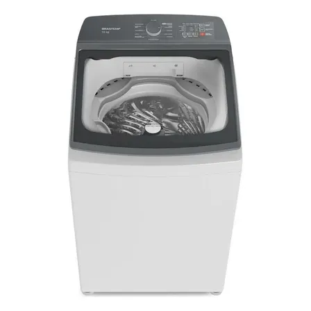 Lavadora Brastemp Bwf18ab 18kg Cesto Inox 12 Programas