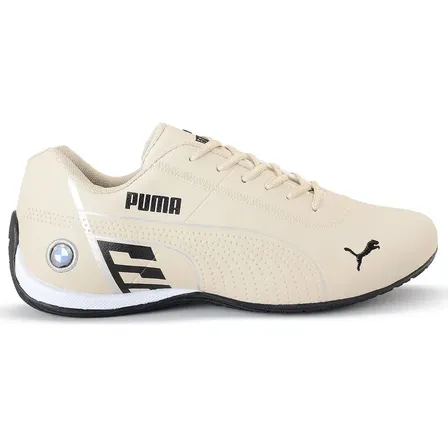 Tênis Masculino Puma Bmw Mms Motorsport Leve Confortável Bege 41 Br