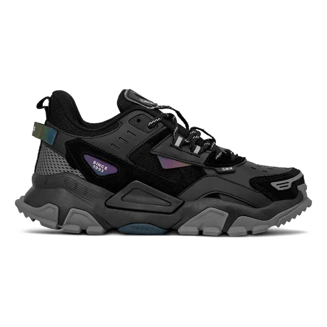 Tênis Qix Trek Original - Masc/fem - Todas As Cores + Nf Preto/grafite 37 Br