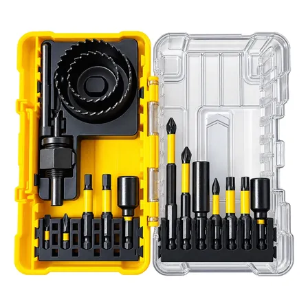 Kit Bits Impacto 16 Peças Imantado Serra Copo Soquetes Case