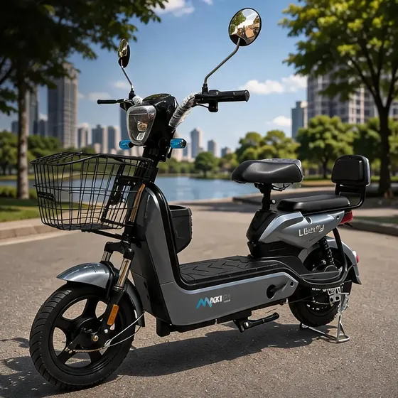 Bicicleta Elétrica Liberty 500w Lítio Autonomia 55km Potente Cinza 14
