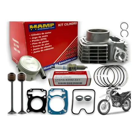 Kit Cilindro Motor 150 Original Honda Titan Cg Fan Bros Hamp