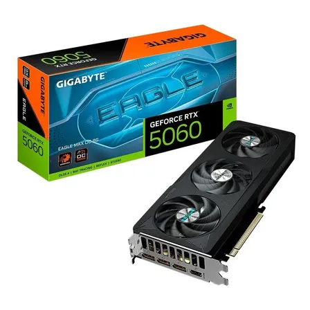 Placa De Vídeo Gigabyte Rtx 5060 Eagle Max Oc 8gb Gddr7