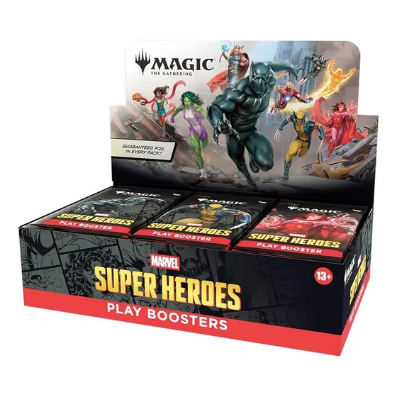 Magic Marvel Super Heroes Caixa C/ 30 Play Boosters Ug