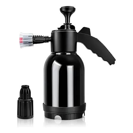Snow Foam Manual 2l Pulverizador Gerador De Espuma Detailer Todo Preto