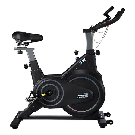 Bicicleta Spinning Silenciosa Ergonômica 13kg Casa 160kg Preto 1.5v