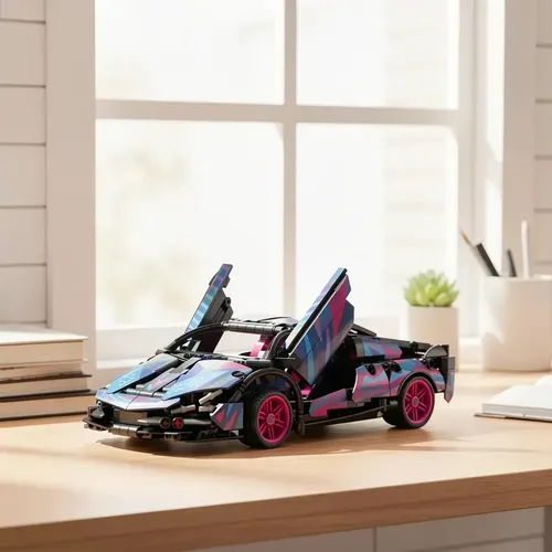 Carro Lamborghini Blocos De Montar Lele Brother 586 9055-2