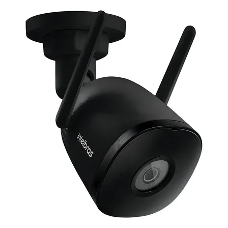 Câmera Inteligente Externa Full Hd Im5 Sc Black Resistente C Preto