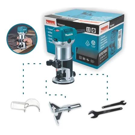 Tupia Eletronica Rt0700c 710w 6mm Makita 220v
