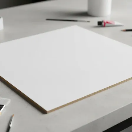 Chapas De Mdf Branco 30x30cm 3mm,kit 30 Pçs Corte Exato