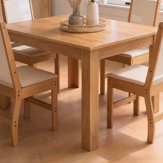 Mesa De Jantar Retangular Moderna Com Design Elegante Off Write Freijó