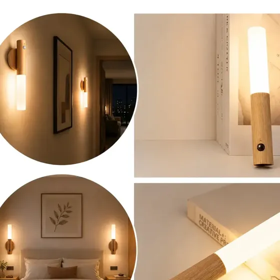 Kit 2 Arandelas Decorativas Led Para Parede Luz Quente