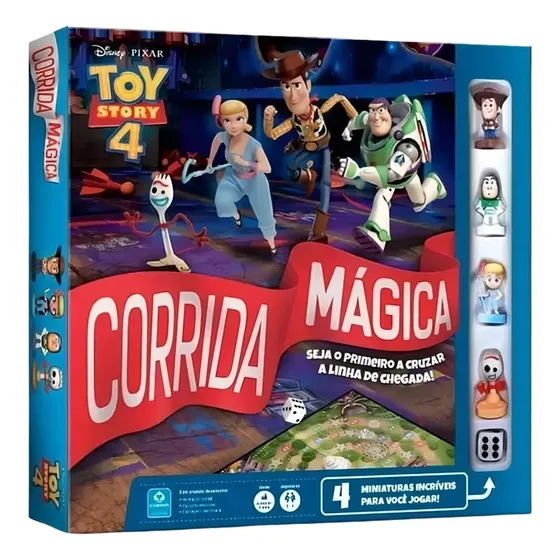 Jogo De Tabuleiro Infantil Corrida Mágica Toy Story Copag